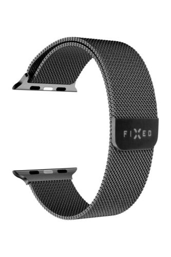 FIXED Mesh Strap für Apple Watch 38/40/41mm, Schwarz, Smartwatch-Zubehör