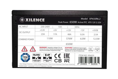 Xilence 650W 80+ Leistungs C+ Serie