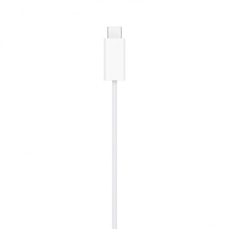 Apple Watch Magnetisches Schnellladegerät auf USB-C-Kabel 1m Weiß