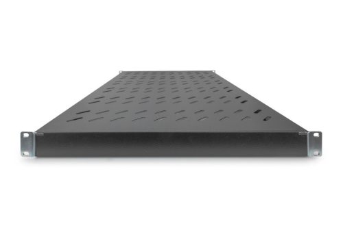 Digitus 1U fixed shelf for 1000mm deep racks 44x482x700mm adjustable. 700-900mm Depth Black