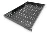 Digitus 1U fixed shelf for 1000mm deep racks 44x482x700mm adjustable. 700-900mm Depth Black