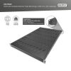 Digitus 1U fixed shelf for 1000mm deep racks 44x482x700mm adjustable. 700-900mm Depth Black