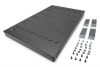 Digitus 1U fixed shelf for 1000mm deep racks 44x482x700mm adjustable. 700-900mm Depth Black