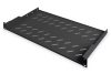 Digitus 1U fester Regalboden für Gestelle ab 400mm Tiefe 45x483x250mm bis zu 15kg Schwarz (RAL 9005)