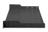 Digitus 1U fester Regalboden für Gestelle ab 400mm Tiefe 45x483x250mm bis zu 15kg Schwarz (RAL 9005)