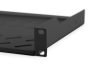 Digitus 1U fester Regalboden für Gestelle ab 400mm Tiefe 45x483x250mm bis zu 15kg Schwarz (RAL 9005)