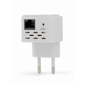   Gembird WNP-RP300-03 WLAN-Repeater 300 Mbit/s Reichweitenverstärker Weiß