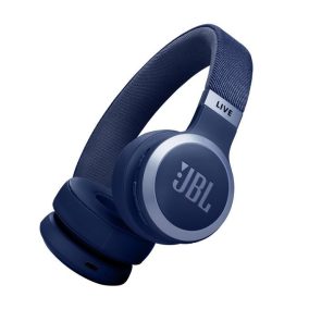   JBL Live 670NC Bluetooth Over-Ear Noise-Cancelling Headset Blue