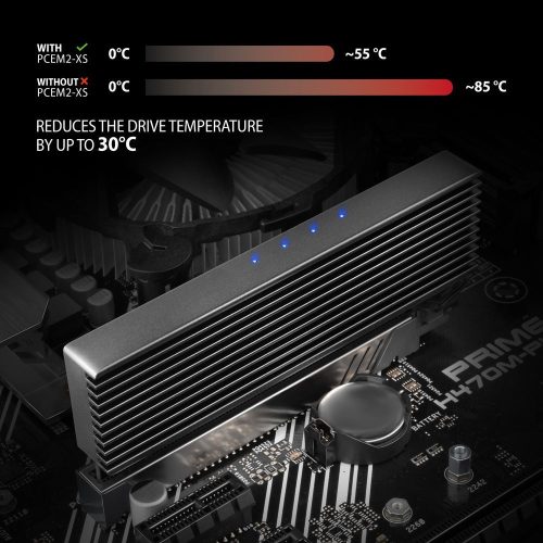 AXAGON PCEM2-XS PCIe NVMe M.2 Adapter