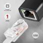 AXAGON ADE-AR USB-A Gigabit Ethernet Adapter Schwarz