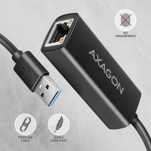 AXAGON ADE-AR USB-A Gigabit Ethernet Adapter Schwarz