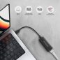AXAGON ADE-ARC USB-C Gigabit Ethernet Adapter Schwarz