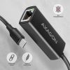 AXAGON ADE-ARC USB-C Gigabit Ethernet Adapter Schwarz