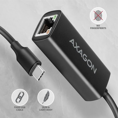 AXAGON ADE-ARC USB-C Gigabit Ethernet Adapter Schwarz