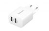 Intenso W24AA 2x USB-A Power Adapter Weiß