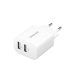 Intenso W24AA 2x USB-A Power Adapter Weiß