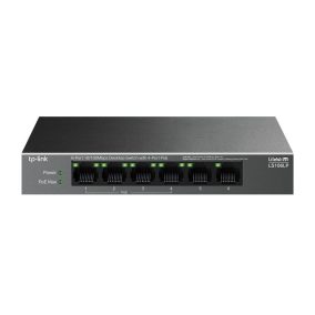   TP-Link LS106LP 6-Port 10/100Mbps Desktop Switch mit 4-Port PoE