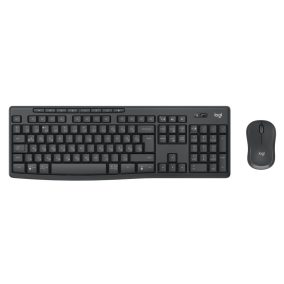 Logitech MK370 kabellose Tastatur + optische Maus Schwarz HU