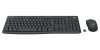 Logitech MK370 kabellose Tastatur + optische Maus Schwarz HU