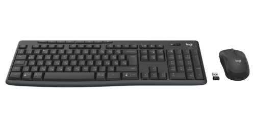 Logitech MK370 kabellose Tastatur + optische Maus Schwarz HU