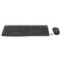 Logitech MK370 kabellose Tastatur + optische Maus Schwarz HU