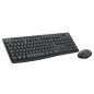 Logitech MK370 kabellose Tastatur + optische Maus Schwarz HU