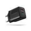 AXAGON ACU-PQ20 PD3.0 & QC4+ Dual Outputs Wandladegerät 20W Schwarz