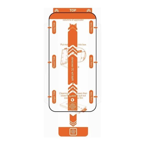Mobile Origin Orange Screen Guard Spare Glass iPhone 15