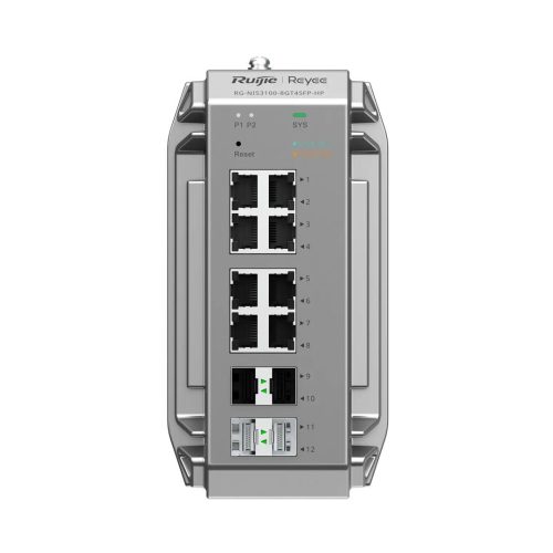 Reyee RG-NIS3100-8GT4SFP-HP Echter Industrie-Switch speziell für raue Umgebungen konzipiert