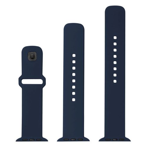 FIXED Silikon Sportliches Uhrenarmband für Apple Watch 38/40/41mm Smartwatches, Blau