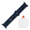 FIXED Silikon Sportliches Uhrenarmband für Apple Watch 38/40/41mm Smartwatches, Blau