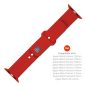   FESTES Silikon Sportuhrarmband für Apple Watch 38/40/41mm Smartwatches, Rot