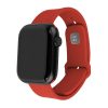 FIXED Silikon Armband Set für Apple Watch 42/44/45mm Smartwatches, Rot