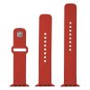 FIXED Silikon Armband Set für Apple Watch 42/44/45mm Smartwatches, Rot