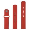 FIXED Sportliches Silikonband mit Schnellverschluss für 22mm Smartwatches, Rot