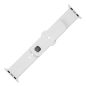   FIXED Silikon Armband für Apple Watch 42/44/45mm Smartwatches, weiß, FIXSST2-434-WH