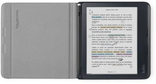 Kobo Libra Farbe Notizbuch Schlafhülle Schwarz