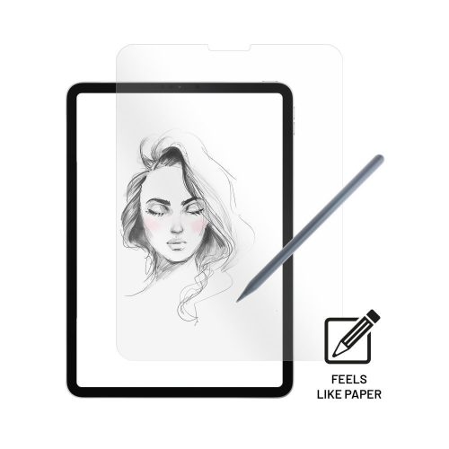 FIXED PaperGlass edzett Glas Displayschutzfolie für Apple iPad Air 10,9" (2024), imitiert die Oberfläche von Papier, FIXGTP-1322