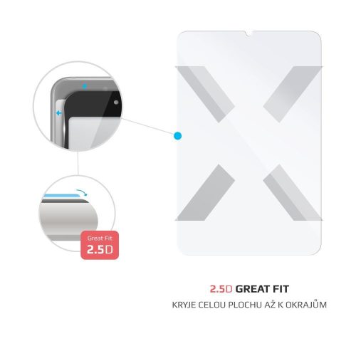 FIXED 2,5D gehärtetes Displayschutzglas für Apple iPad Pro 13" (2024), transparent, FIXGT-1324
