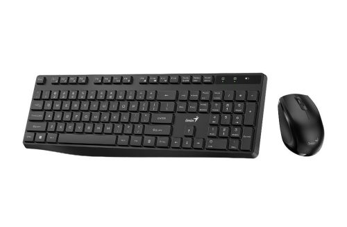 Genius KM-8206S kabelloses Tastatur-Set Schwarz HU