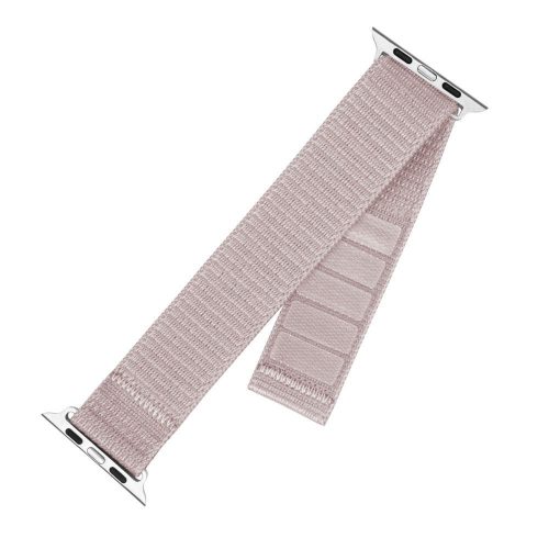 FIXED Nylon Sportband für die Apple Watch 42/44/45mm, Roségold FIXNST2-434-ROGD
