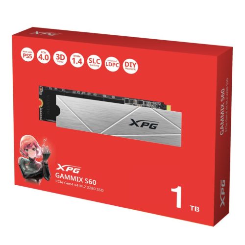 A-Data 1TB M.2 2280 NVMe Gammix S60 XPG Series