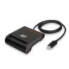 ACT AC6020 Externer USB-C Smartcard eID Kartenleser Schwarz