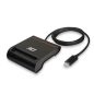 ACT AC6020 Externer USB-C Smartcard eID Kartenleser Schwarz