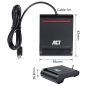 ACT AC6020 Externer USB-C Smartcard eID Kartenleser Schwarz