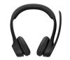 Logitech Zone 305 Teams Wireless Bluetooth-Headset Mitternachts Schwarz