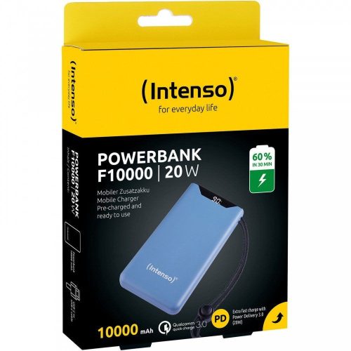 Intenso F10000 10000mAh Powerbank Blau