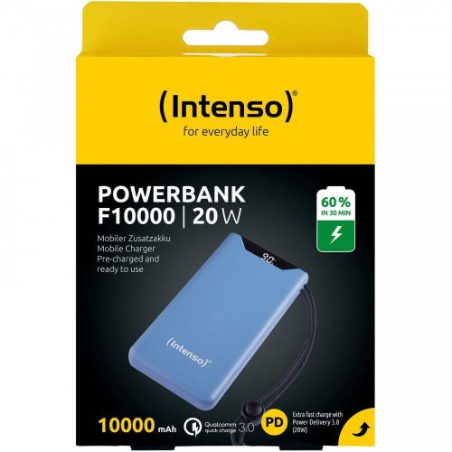 Intenso F10000 10000mAh Powerbank Blau
