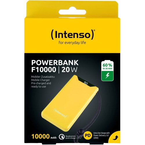 Intenso F10000 10000mAh Powerbank Gelb