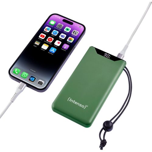 Intenso F10000 10000mAh Powerbank Grün